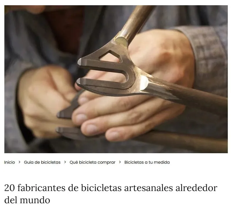 20 hand-built bicycle makers around the world