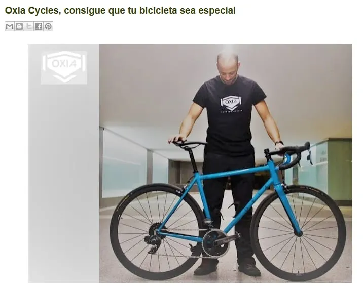 Oxia Cycles, make your bicycle special