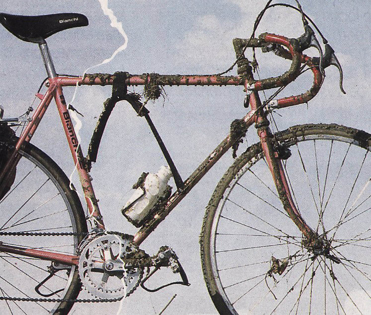 Bianchi Volpe with hooks for shoulder carry