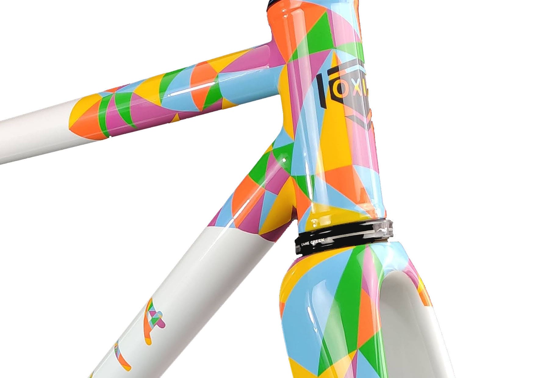 Bicicleta Rainbow tras el proceso de pintura