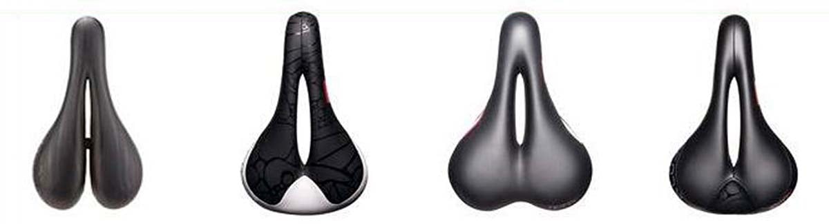 Comparison of women's-specific saddles